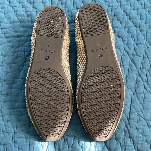 Rothy’s metallic cap toe flat - Picture 4 of 7